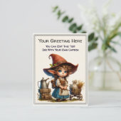 Whimsical Everyday Sentiment Storybook Art Briefkaart (Staand voorkant)