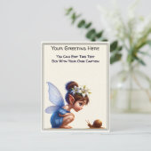 Whimsical Everyday Sentiment Storybook Fairy Briefkaart (Staand voorkant)