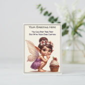 Whimsical Everyday Sentiment Storybook Fairy Briefkaart (Staand voorkant)