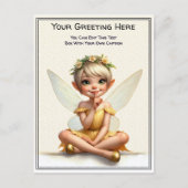 Whimsical Everyday Sentiment Storybook Fairy Briefkaart (Voorkant)