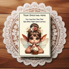 Whimsical Everyday Sentiment Storybook Fairy Briefkaart