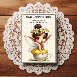 Whimsical Everyday Sentiment Storybook Fairy Briefkaart