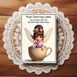 Whimsical Everyday Sentiment Storybook Fairy Briefkaart