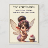 Whimsical Everyday Sentiment Storybook Fairy Briefkaart (Voorkant)