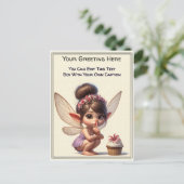 Whimsical Everyday Sentiment Storybook Fairy Briefkaart (Staand voorkant)