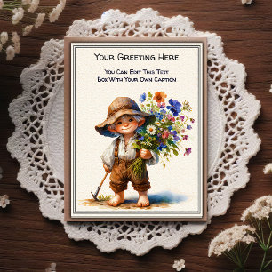 Whimsical Everyday Sentiment Storybook Kunst   Briefkaart
