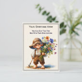 Whimsical Everyday Sentiment Storybook Kunst Briefkaart (Staand voorkant)