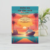 Whimsical exotische Jamaicaanse bruiloft Kaart (Staand voorkant)