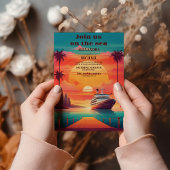 Whimsical exotische Jamaicaanse bruiloft Kaart