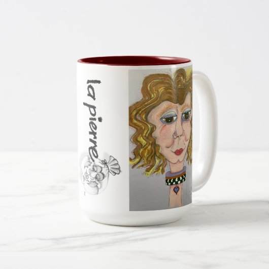 Whimsical Face Mok (Voorkant rechts)