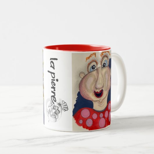 Whimsical Face Mok (Voorkant rechts)