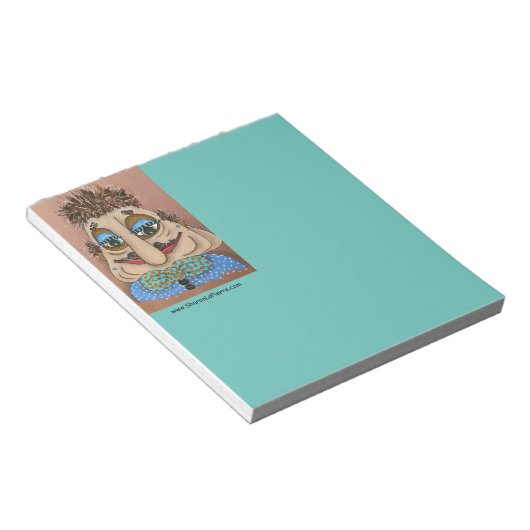 Whimsical Face Notitieblok (Schuin)