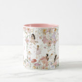 Whimsical Fairies Verjaardag Wildflower Meadow Mok (Midden)