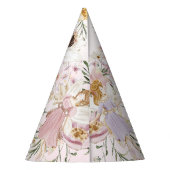 Whimsical Fairies Wildflower Meadow Verjaardag Feesthoedjes (Achterkant)