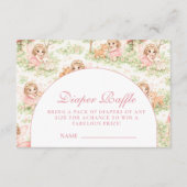 Whimsical Fairy Baby Shower Diapper Raffle Informatiekaartje (Voorkant)