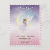 Whimsical Fairy Baby Shower Invitation Briefkaart (Voorkant)