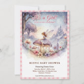 Whimsical Fairy Baby Shower Invitation Kaart (Voorkant)
