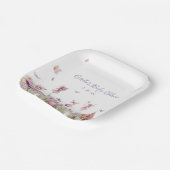 Whimsical Fairy Baby shower Papier Borden Papieren Bordje (Gebogen)