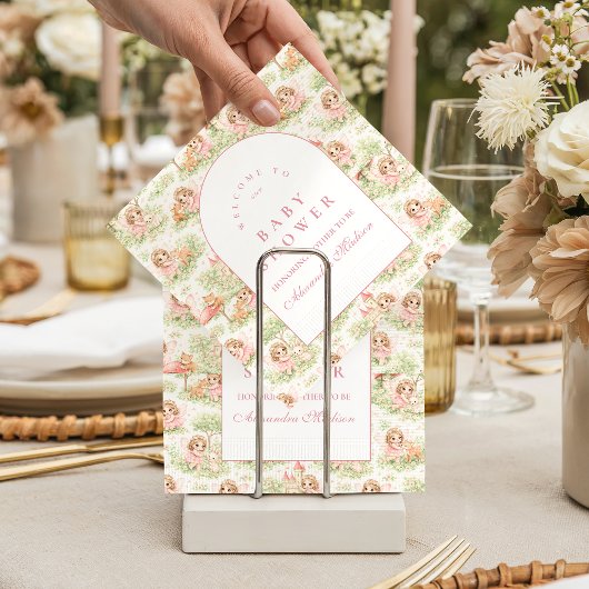 Whimsical Fairy Baby Shower Servet