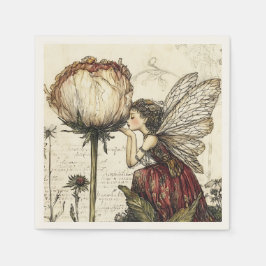 Whimsical  Fairy Botanical Floral Sketches Servet