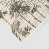 Whimsical Fairy Botanical Floral Sketches Tissuepapier (Detail)