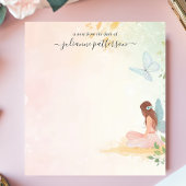 Whimsical Fairy Butterfly Garden Persoonlijke naam Notitieblok