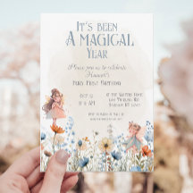 Whimsical Fairy Eerste Magische Verjaardag