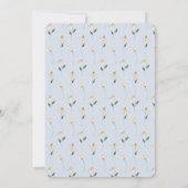 Whimsical Fairy Eerste Verjaardag Uitnodiging voor (Achterkant)