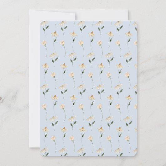 Whimsical Fairy Eerste Verjaardag Uitnodiging voor (Achterkant)