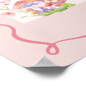 Whimsical Fairy Eerste Verjaardag Welkom Teken Pos Poster (Hoek)