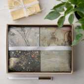 Whimsical Fairy Faces Scrapbooking Mixed Media Tissuepapier (Geschenk)