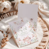 Whimsical Fairy First Birthday Enchanted forest Kaart