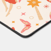 Whimsical Fairy Forest Patroon Desk Mat (Hoek)