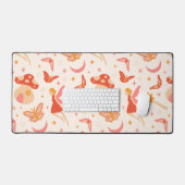 Whimsical Fairy Forest Patroon Desk Mat (Keyboard & Muis)