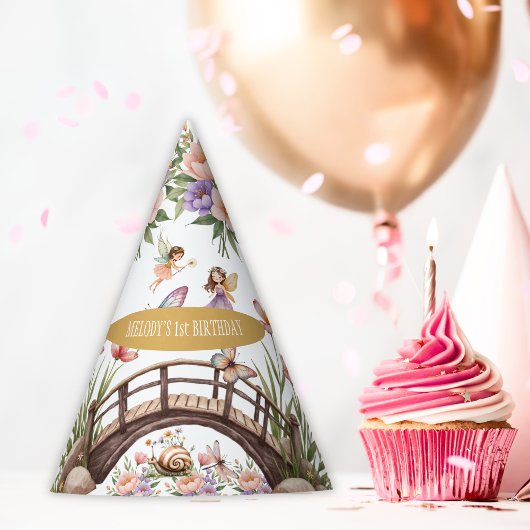 Whimsical fairy garden 1st birthday  feesthoedjes