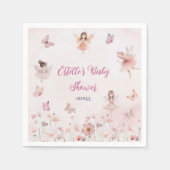 Whimsical Fairy Garden Baby Girl Douche Servet (Voorkant)