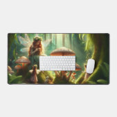 Whimsical Fairy Garden Desk Mat (Keyboard & Muis)