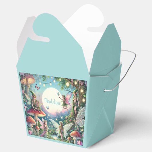 Whimsical Fairy Garden Enchanted Birthday Bedankdoosjes (Geopend)