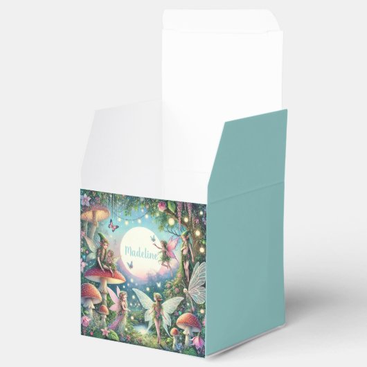 Whimsical Fairy Garden Enchanted Birthday Bedankdoosjes (Geopend)