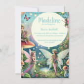 Whimsical Fairy Garden Enchanted Birthday Kaart (Voorkant)