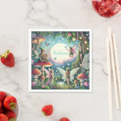 Whimsical Fairy Garden Enchanted Birthday Servet (Insitu)