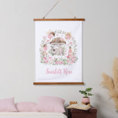 Whimsical Fairy Garden Enchanted Forest Nursery Hangend Wandkleed (Slaapkamer)