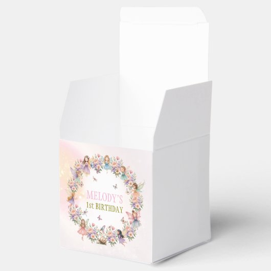 Whimsical fairy garden Hershey's Candy Favors Bedankdoosjes (Geopend)