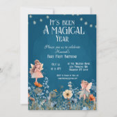 Whimsical Fairy Garden Magic Eerste Verjaardag Kaart (Voorkant)