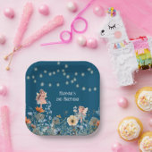 Whimsical Fairy Garden Magic Tweede verjaardag Papieren Bordje (Feest)