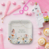 Whimsical Fairy Garden Magic Verjaardag Papieren Bordje (Feest)