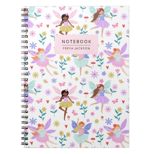 Whimsical Fairy Garden Notebook Notitieboek (Voorkant)