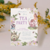 Whimsical Fairy Garden Tea Party uitnodiging