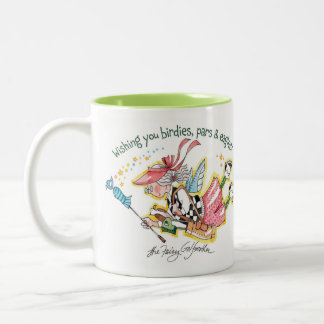 Whimsical Fairy Golfmoeder Two-Tone Coffee Mok