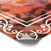 Whimsical Fairy in Dreamy Pink Floral Garden Poster (Hoek)